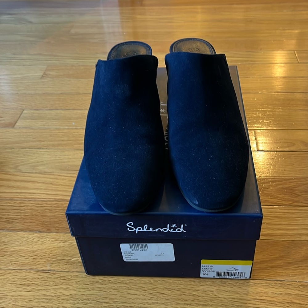 Splendid navy suede 2”
